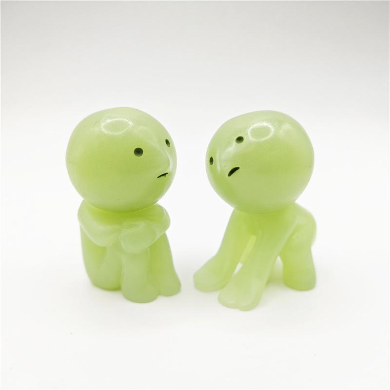 Oppgradert Versjon 6 Deler Smiski Life Series Lysende Dukke Blindboks Hjørnedekorasjon Skrivebordsmodell Juleleke Overraskelsesgave