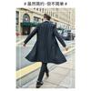 New thick woolen men's coat long coat wish casual