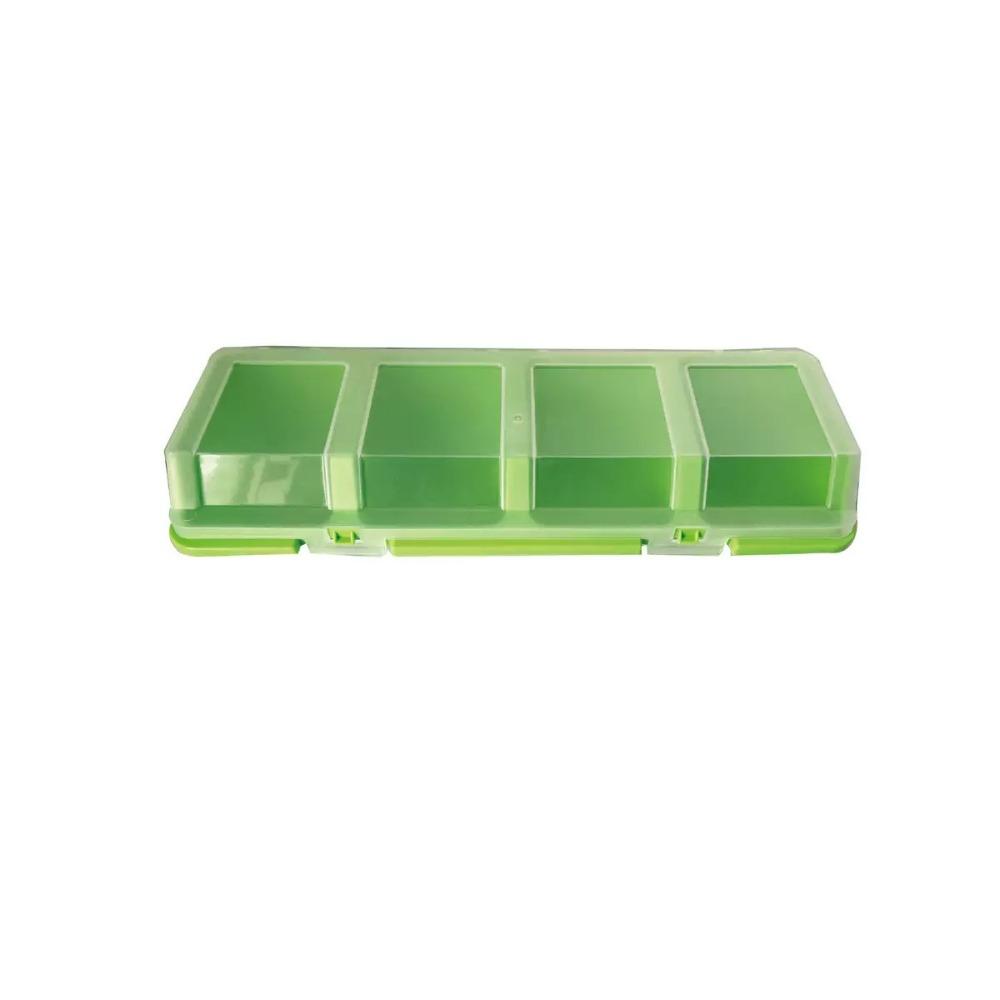 1Pcs Multicolor Parts Storage Box Plastic Material with Lid Tool Part Container 4 Compartment Durable Screw Organizer Box Screws
