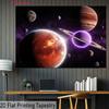 2D plane 1 piece of fantastical interstellar deep-space journey suitable for party decoration and outdoor celebrations