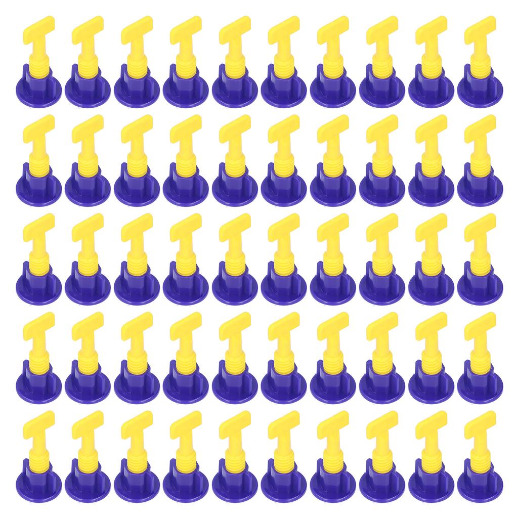 50Pcs Tile Leveling System Leveler Kit Floor Spacer Tool Set with Wrench for Home