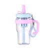Tea Infuser Water Bottle with Straw Leak-Proof Lucky Belly Cup Sports Water Bottle  Gym