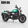 1/12 BENDA GINGERLLA 300 Diecast Motorcycle Model Toy Replica with Sound & Light Birthday Gift Christmas Gift Collection Bike
