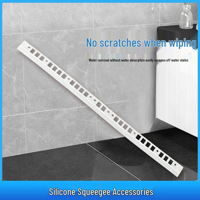 Commercial Large Silicone Floor Squeegee for Kitchens, Restaurants, Bathrooms, and Toilets