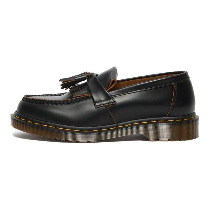 Dr. Martens Adrian Vintage Tassel Loafer Black Quilon Unisex Sneakers 26891001