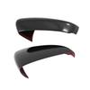 1 Pair Bright Carbon Fiber Black Car Side RearView Mirror Cover Trims Left Right for Mazda 3 Sedan Hatchback