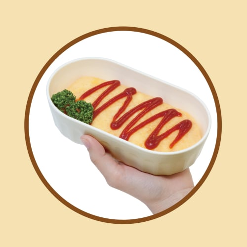 Nakano Happy Home 600ml Single-Tier Lunch Box, Red, Stain-Resistant, with Belt