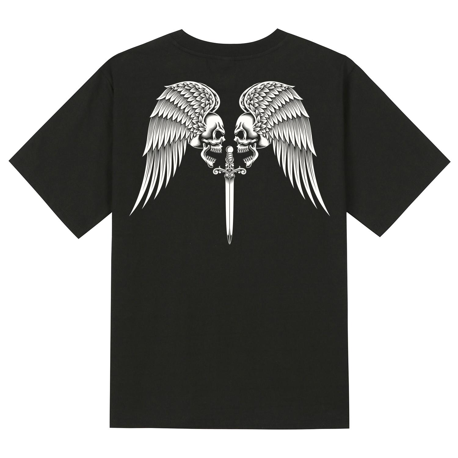 Khan 6312 Ktb0017 Knights Of The Round Table Short Sleeve T-Shirt - Black Black/L