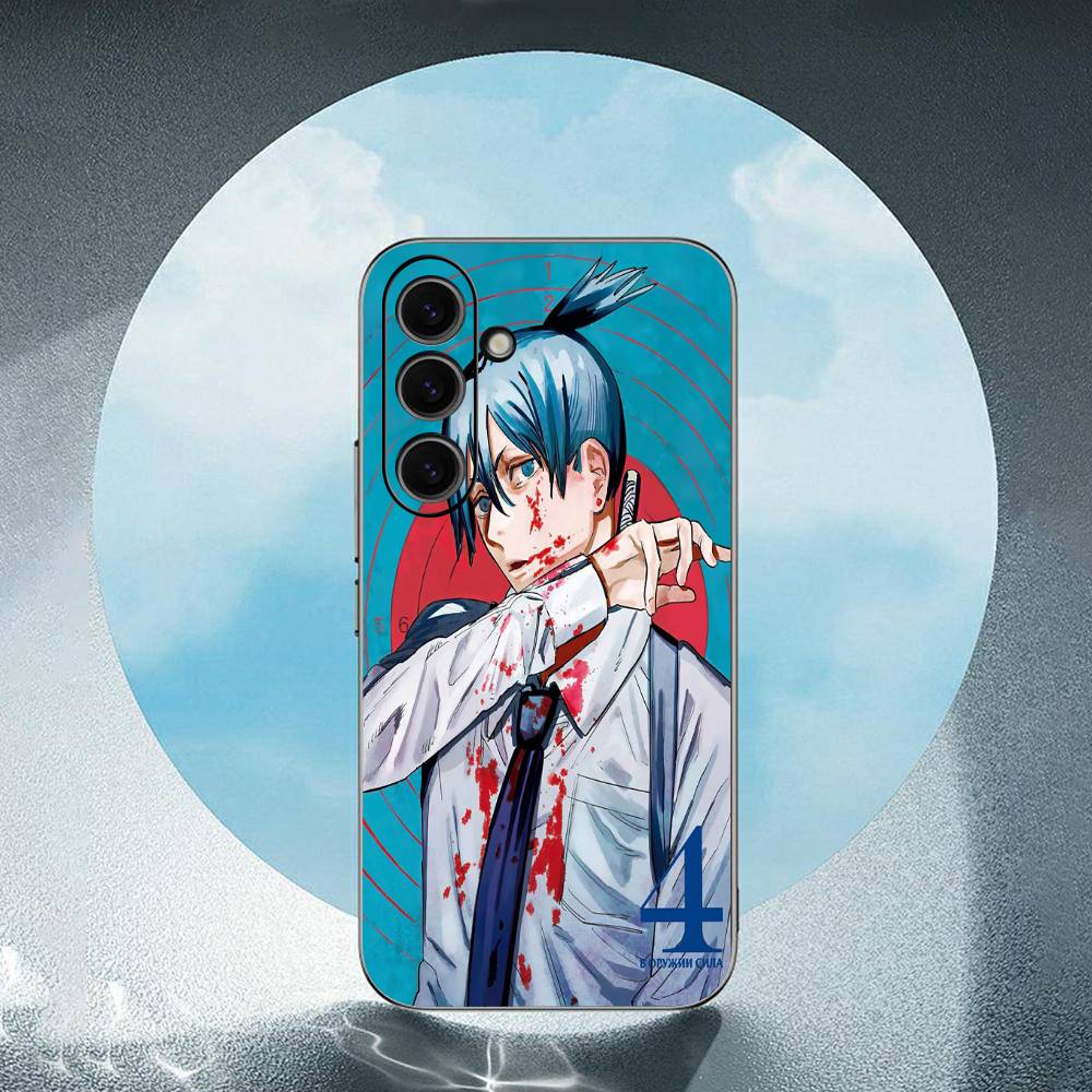Aki Hayakawa For Samsung Galaxy S24 S23 Ultra S22 S21 Plus S20 Black Soft Silicone Protective Case