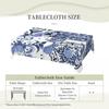 Summer,Sicilian Tiles,majolica,lemon,Mediterranean Art Rectangular Oilproof Tablecloth Table Cover for Dining Events Table Cloth