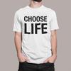 CHOOSE LIFE T SHIRT WHAM INSPIRED 80s FANCY DRESS RETRO ADULTS KIDS