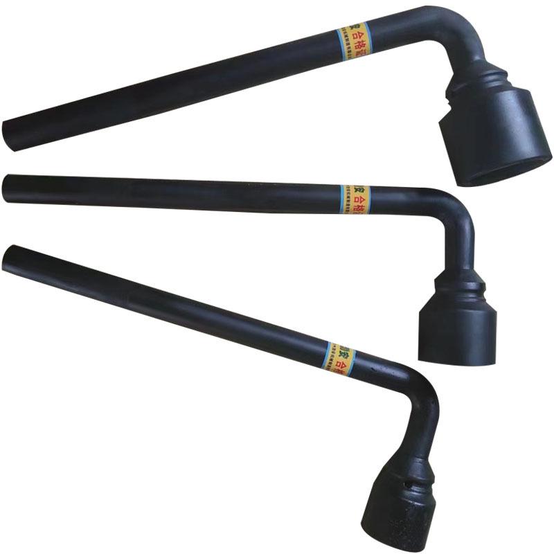 L-Shaped Socket Wrench: Truck Tire Removal Tool & Bent Bar Pipe Wrench