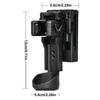 Quick Unplug Rotating Flashlight Holder Lightweight Flashlight Cover  Security Patrol
