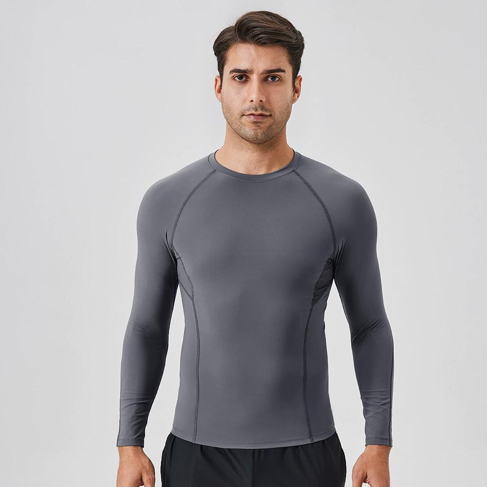 

Рубашка мужская модная облегающая однотонная с длинными рукавами деловая хлопковая и льняная мужская повседневная спортивная фитнес-базовая одежда верхняя часть XXL серый