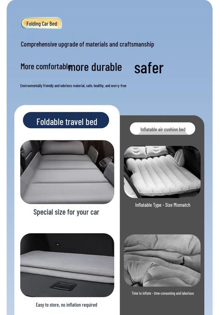 Zeekr 7X Rear Seat Foldable Inflatable Car Bed Mattress
