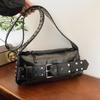 Large Capacity Leisure Commuting Women's Bag, New Single Shoulder Crossbody Bag, Rivet Stick Bag