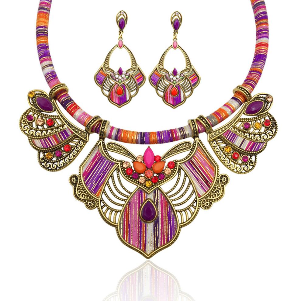 Boho Necklaces For Women Jewellery Sets Bohemia Jewelry Bohemian