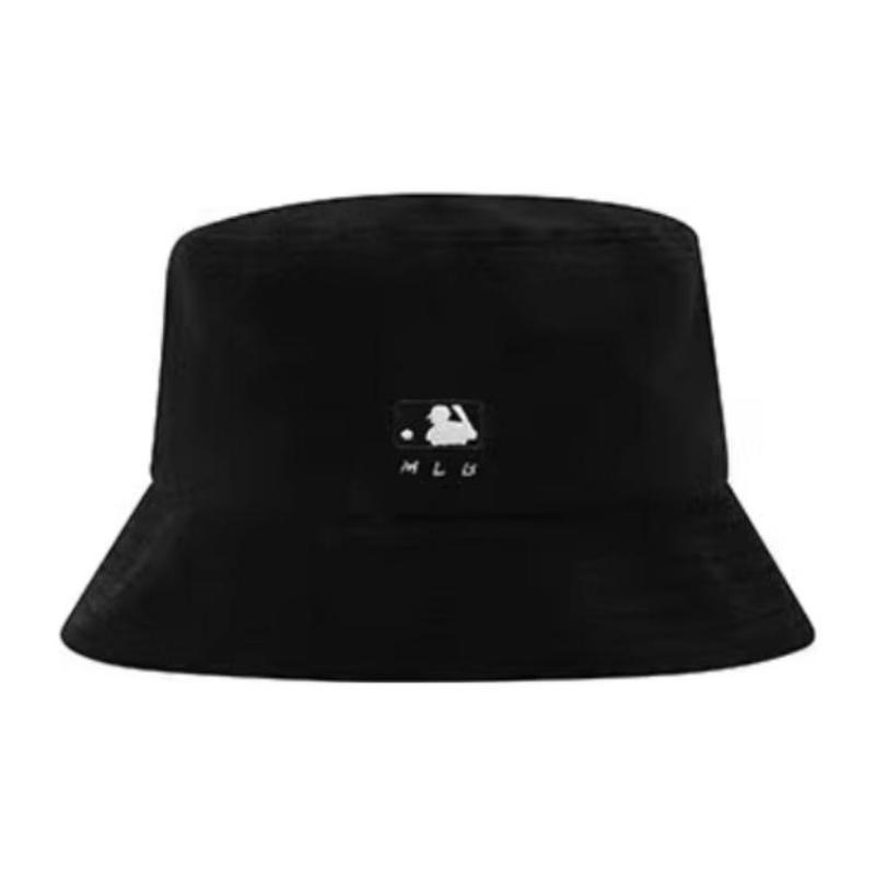 Хлопковые панамы MLB Унисекс Черный/Фиолетовый Модные 32CPHK111 S