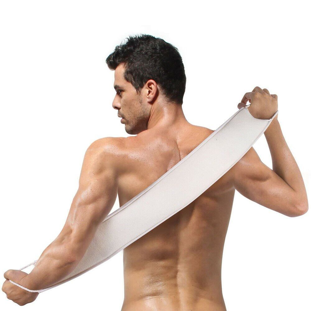 Deep Clean Exfoliating Bathing Accessories Shower Brush Bath Strap Massage Brush Back Scrubber