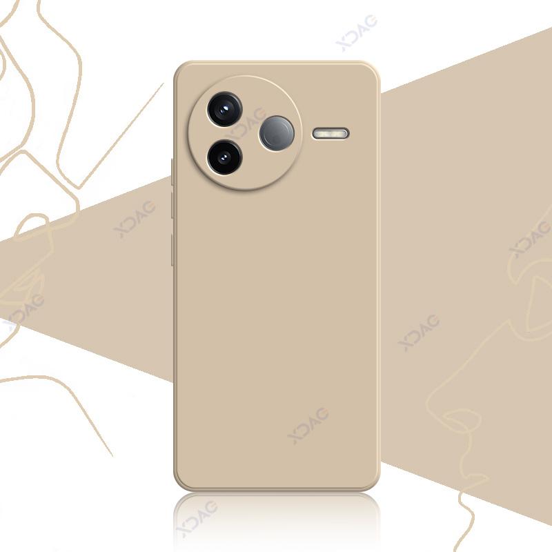 Mobile Phone Cases for Xiaomi Redmi K80 Pro 5G 6.67" RedmiK80 K80Pro 360 Soft Luxury Square Liquid Silicone Back Covers