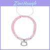 Hello Kitty Heartshaped Crystal Beaded Bracelet With Magnetic Clasp For Womens Friendship Jewelry