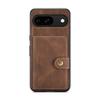 JEEHOOD J01 For Google Pixel 9/Pixel 9 Pro Case Retro Leather + TPU Phone Cover Detachable Magnetic Card Holder