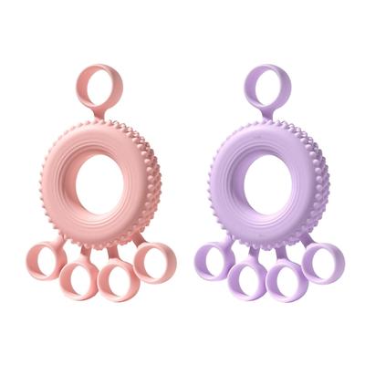 Portables Hand Grip Strengthener Silicones Hand Rehabilitation Rings Finger for Road Safety