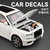 1:20 Rolls Royce Cullinan Black Badge Alloy Model Metal Diecast Car Model Sound And Light Children Toy Collectible Birthday Gift
