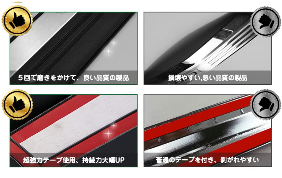 BM ROOX 40 Series Door Trim Side Door Under Molding Door Under Garnish Stainless Steel Mirror Finish Chrome Plated Custom Parts Dress Up Accessories