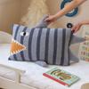 MOKOYA Flauschiges Hugmochi Kissen, Plüschtier, Groß, Niedliches Sofa-/Stuhlkissen, Nickipillenkissen Größe, MocoTomo Stilvolles Haifisch-Design, Jowy