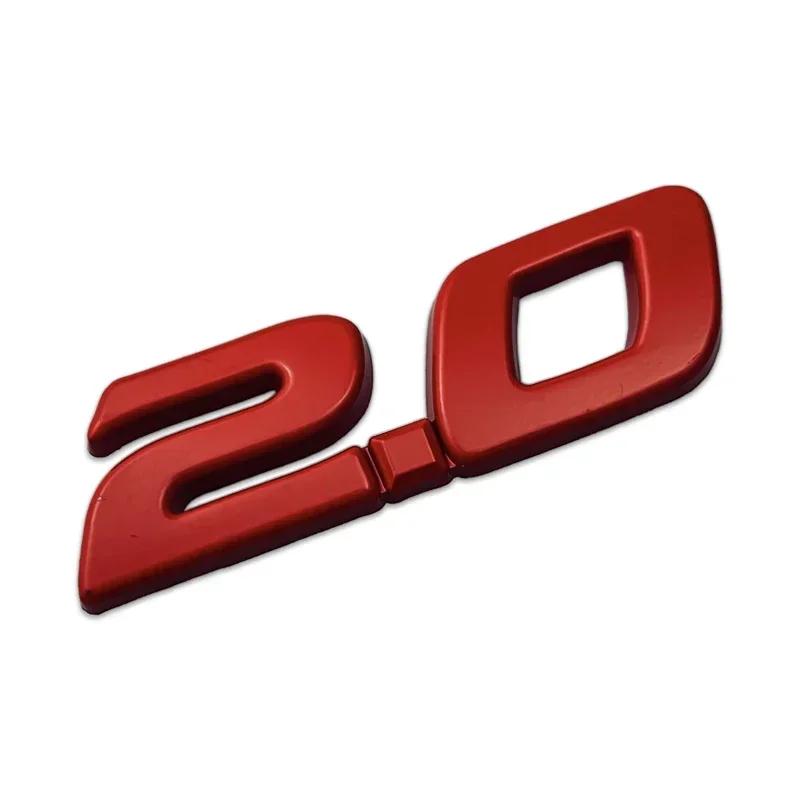 Car Side Sticker Emblem Trunk Decals Badge 2.0 Logo for Toyota Camry Corolla Supra Hilux Rav4 Yaris Tundra Highlander 4runner