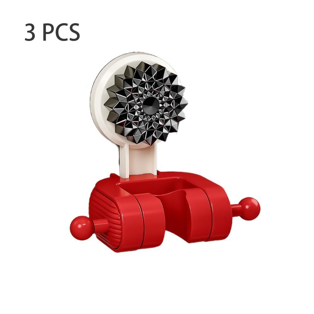 

3 шт. Настенные кронштейны на присосках Основание насадки Держатель для душевой лейки Подставка-держатель для душа Дом чёрный