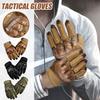 Indestructible Protective Full Finger Gloves, Heavy Duty Gloves Riding Work Outdoor Sport Men Gloves, Camping Gloves Touchscreen Motorcycle Gloves