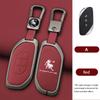 Zinc Alloy Leather Car Key Case Fob Cover Protector Holder Shell For Dongfeng Forthing Fengxing T5 Evo  Keychain Accessories