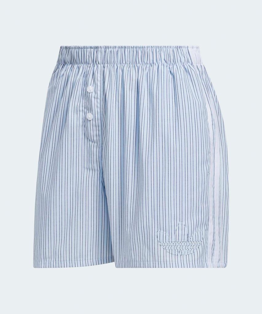 adidas Striped Boxy Shorts - Clear Sky / Kt8005
