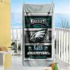 Philadelphia Eagles Customize Your Name Beach Towel Super Soft Microfiber Quickdry Fabric Suitable For Swimming Gym Camping Yoga Vacation