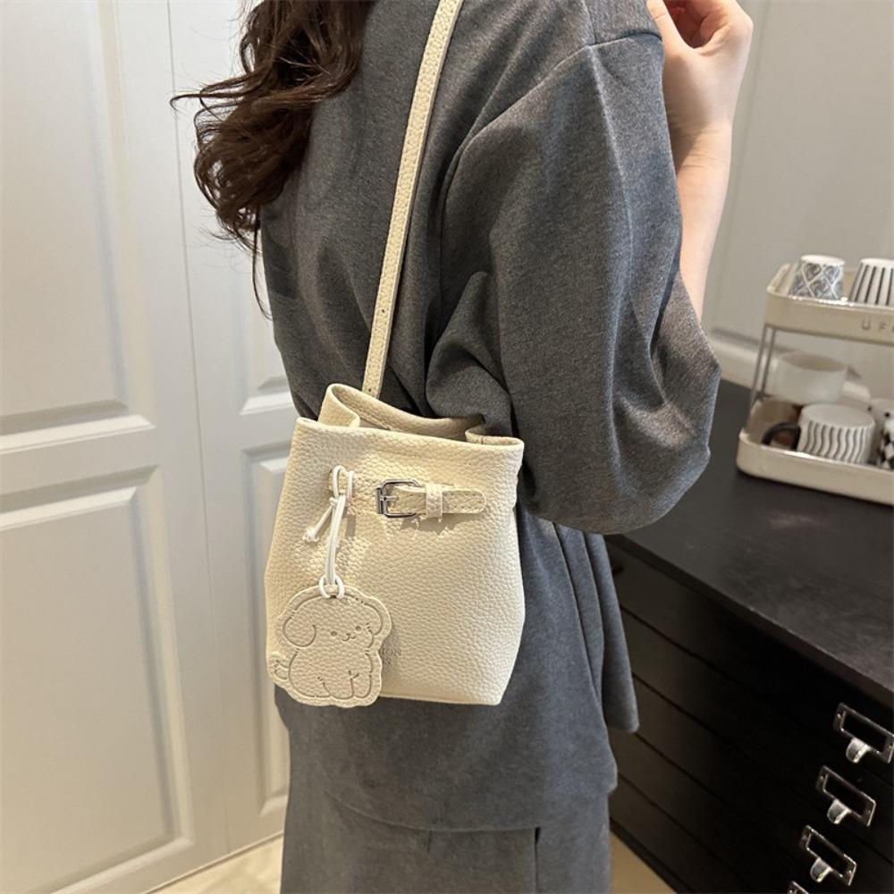 Pu Leather Basket Bag Designer Women's Shoulder Bag Fashionable Crossbody Bag Ladies