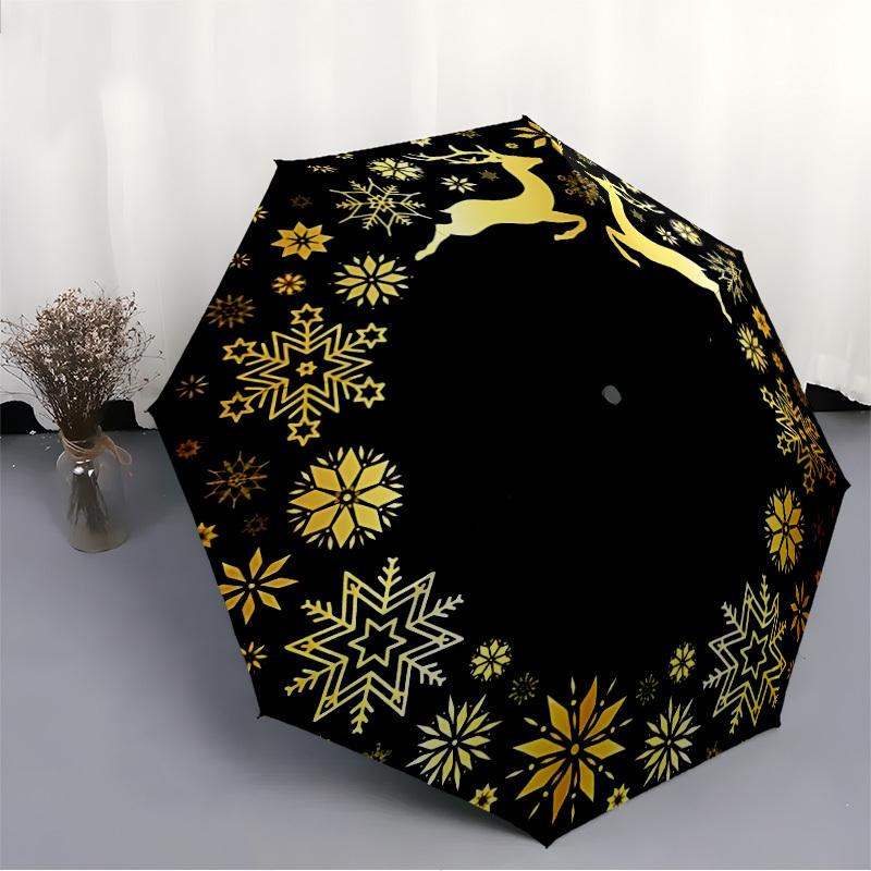 1pc Decorations Automatic Open/Close Umbrella - Compact Travel Umbrella, Gift for Birthday, yy251208153