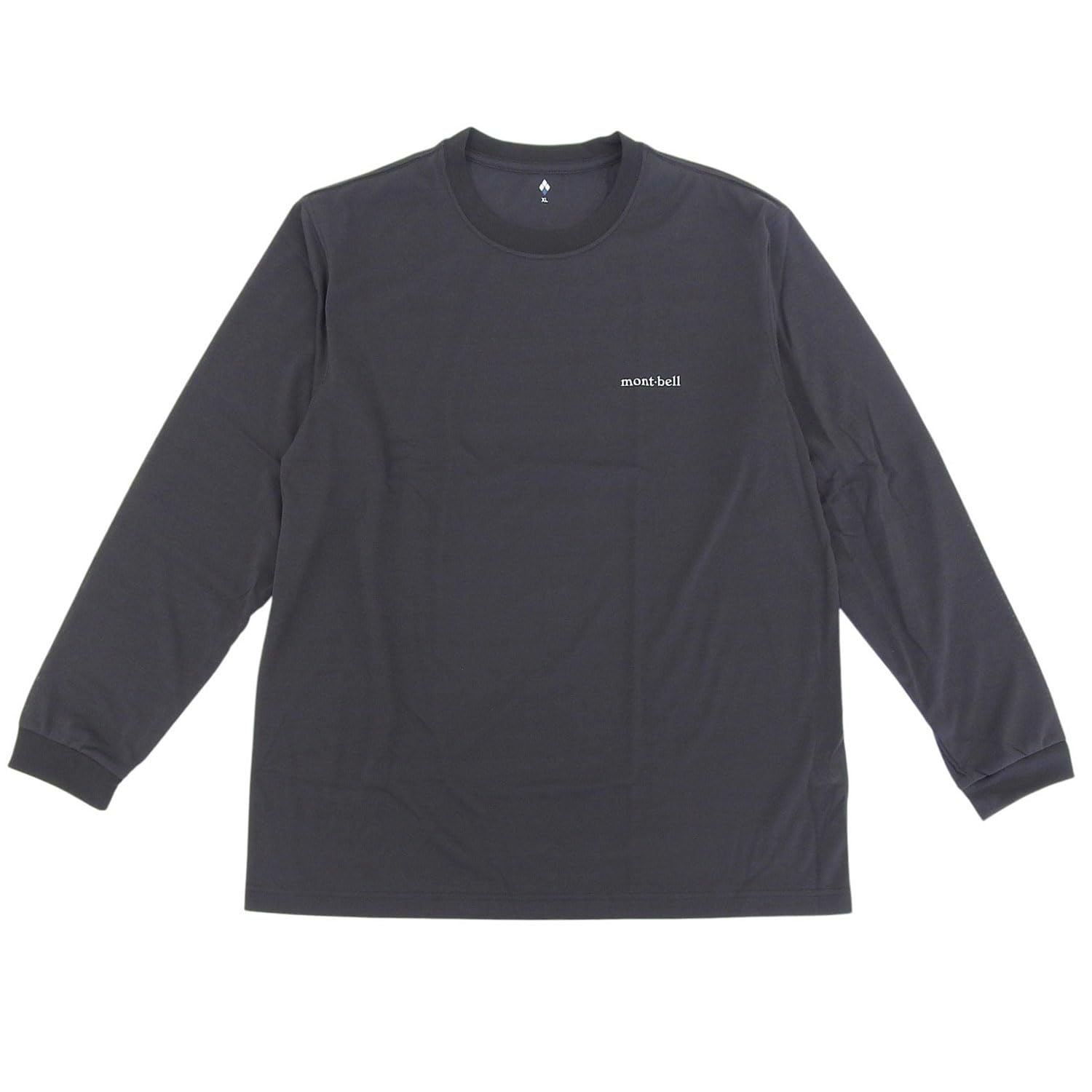 mont-bell wickron long sleeve t-shirt men s uv protection black /l