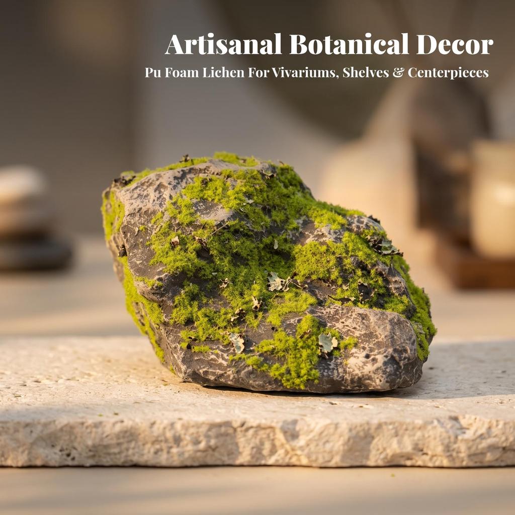 Artificial Moss Rock Lightweight Decor Weathered for Garden Decoration
