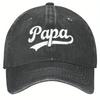 Czapka z daszkiem Papa Vintage Styl Zniszczony Regulowana Casualowa Letnia Nakrycie Głowy Outdoor dla Unisex