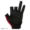 Daiwa XL Moisture-Wicking, Quick-Drying Gloves, 3-Piece Cut, 25DG-6425, Black,
