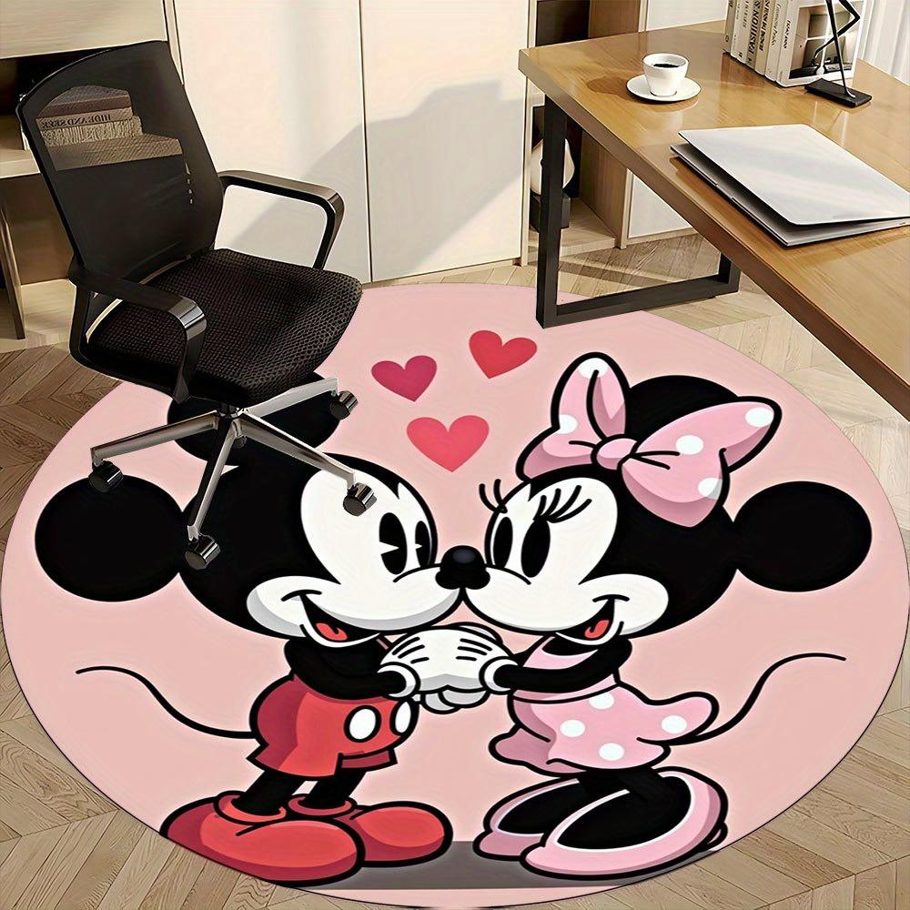 

1pc Adorable Cartoon Design Round Rug - Perfect for Home Decor, Office, or Home Room Flooring -0412076 80cm by 80cm