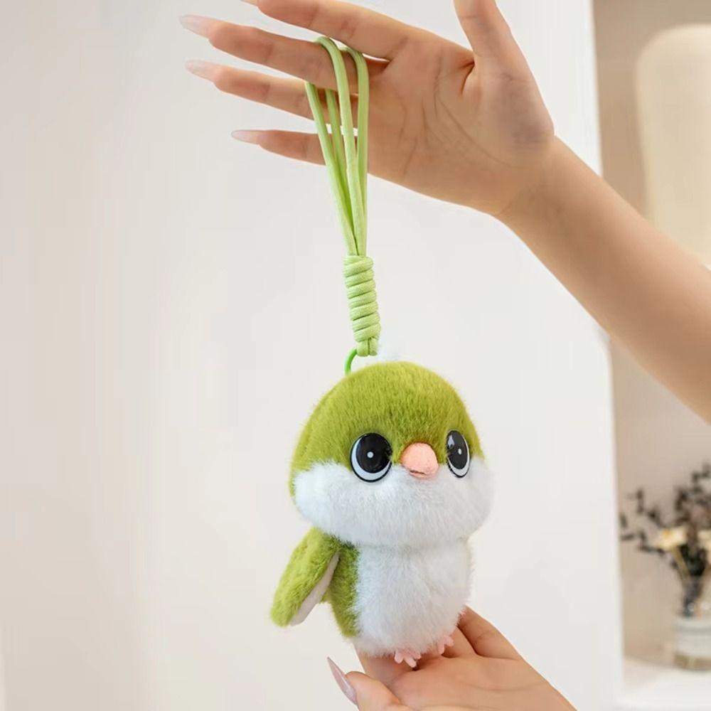 Simulation Plush Tit Bird Pendant Plush Animal Sparrow Plush Toy Bird Plush Toy  Home Decor