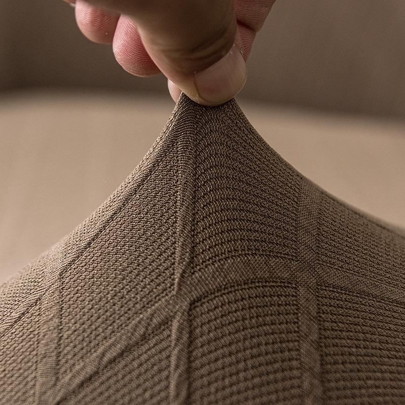 Dicker Jacquard-Sofabezug für Wohnzimmer, elastischer wasserdichter Sofabezug, L-förmiger Ecksofabezug, 1, 2, 3, 4 Sitzer