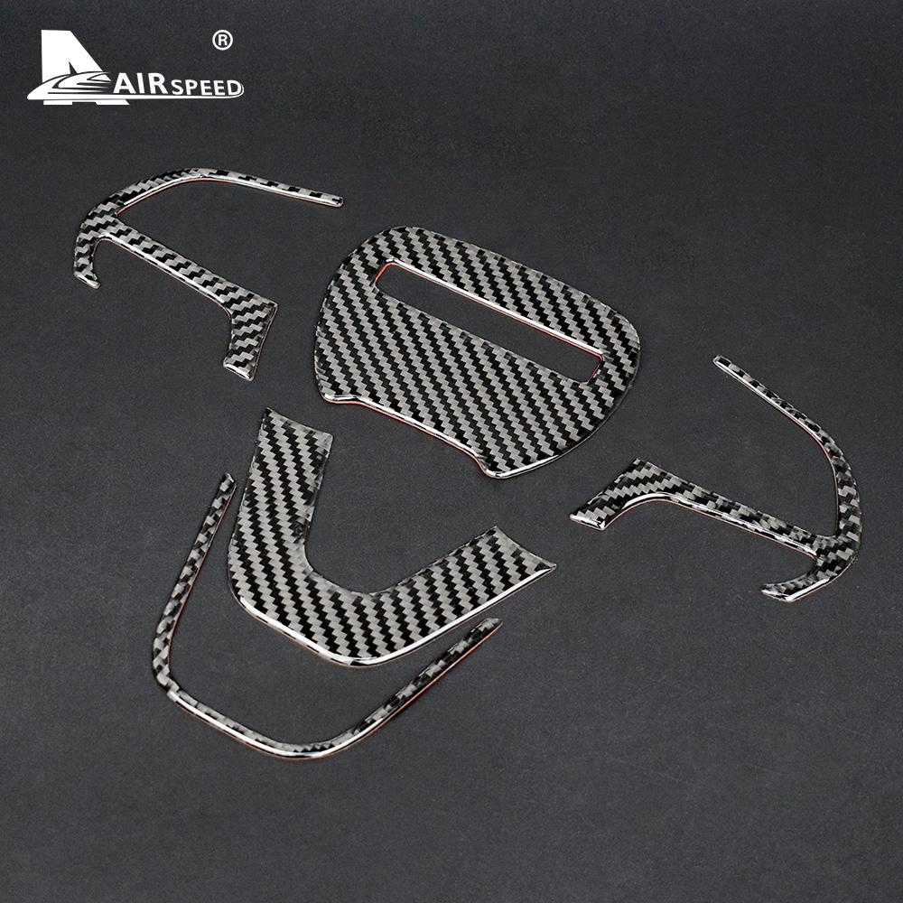 Real Soft Carbon Fiber for Dodge Challenger 2015 2016 2017 2018 2019 2020 2025 2025 2025 Car Steering Wheel Trim Sticker