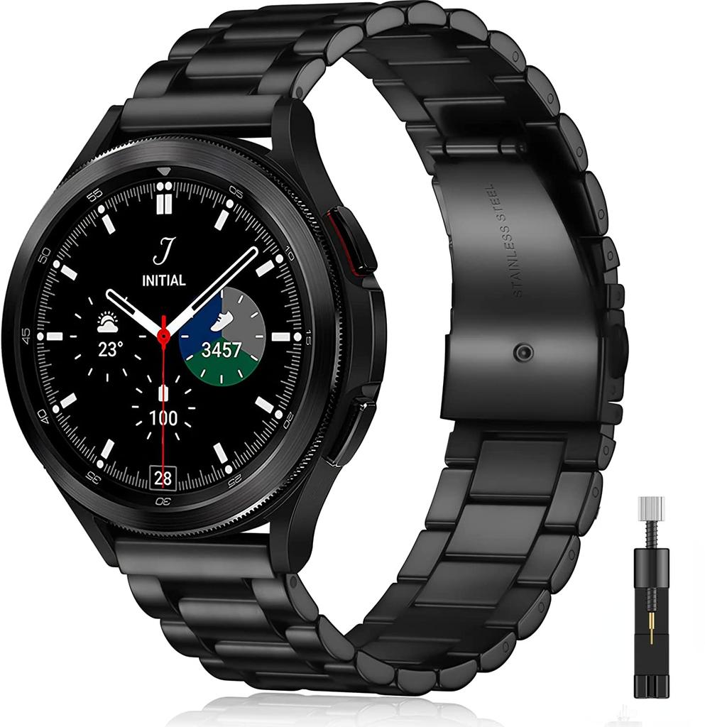 Cinturino in Metallo per Samsung Galaxy Watch 7/6/5/4 40mm 44mm Braccialetto in Acciaio Inossidabile Galaxy Watch 6/4 Classic 47mm 43mm 46 42mm/5pro 45mm