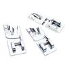 3 Size Narrow Rolled Hem Presser Foot 3mm 4mm 6mm Hemming Feet for Household Multifunctional Sewing Machine Supplies