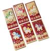 6PCS Paper Horse Year Red Envelope Cartoon Spring Festival New Year Red Envelopes Bless Words Gift Bag Lucky Money Bag