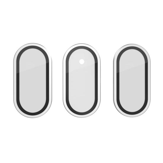 

Защитная пленка для объектива камеры, тонкое закаленное стекло 9H, устойчивое к царапинам, покрытие на 360 градусов, защитная пленка для экрана камеры Meta Quest 3 серебряный